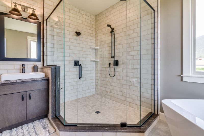 Wide Glass Shower Panels